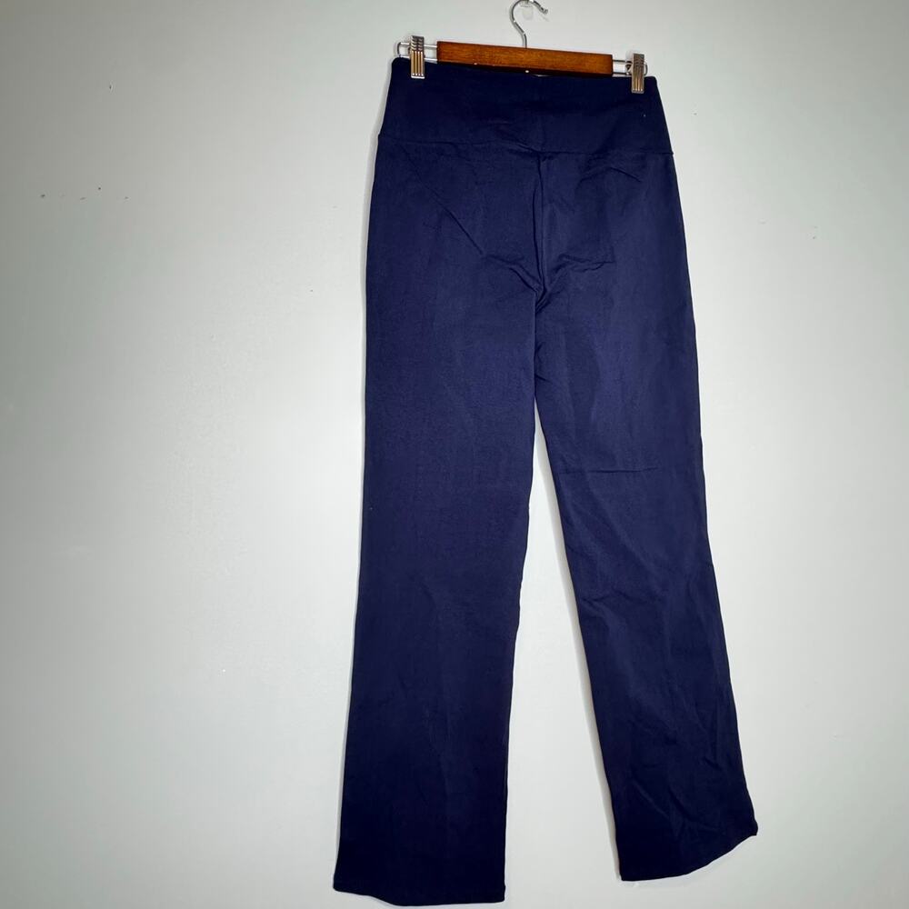 Ruby Ribbon Split Ankle Leggings Midnight Cotton … - image 5